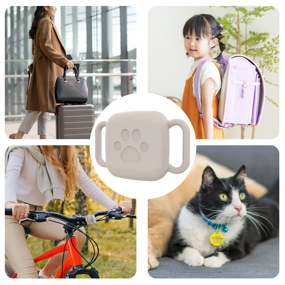 Силиконовый чехол из 2 шт. для Tile Mate 2022 2024, чехол Smart Tracer, силиконовый чехол с защитой от царапин, чехол с биркой для ошейника для собак