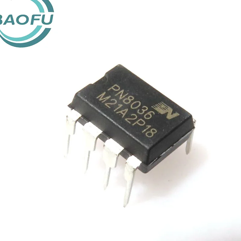 Совершенно новый оригинальный PN8036 DIP-7 неизолированный высокоэффективный чип управления зарядкой AC-DC IC