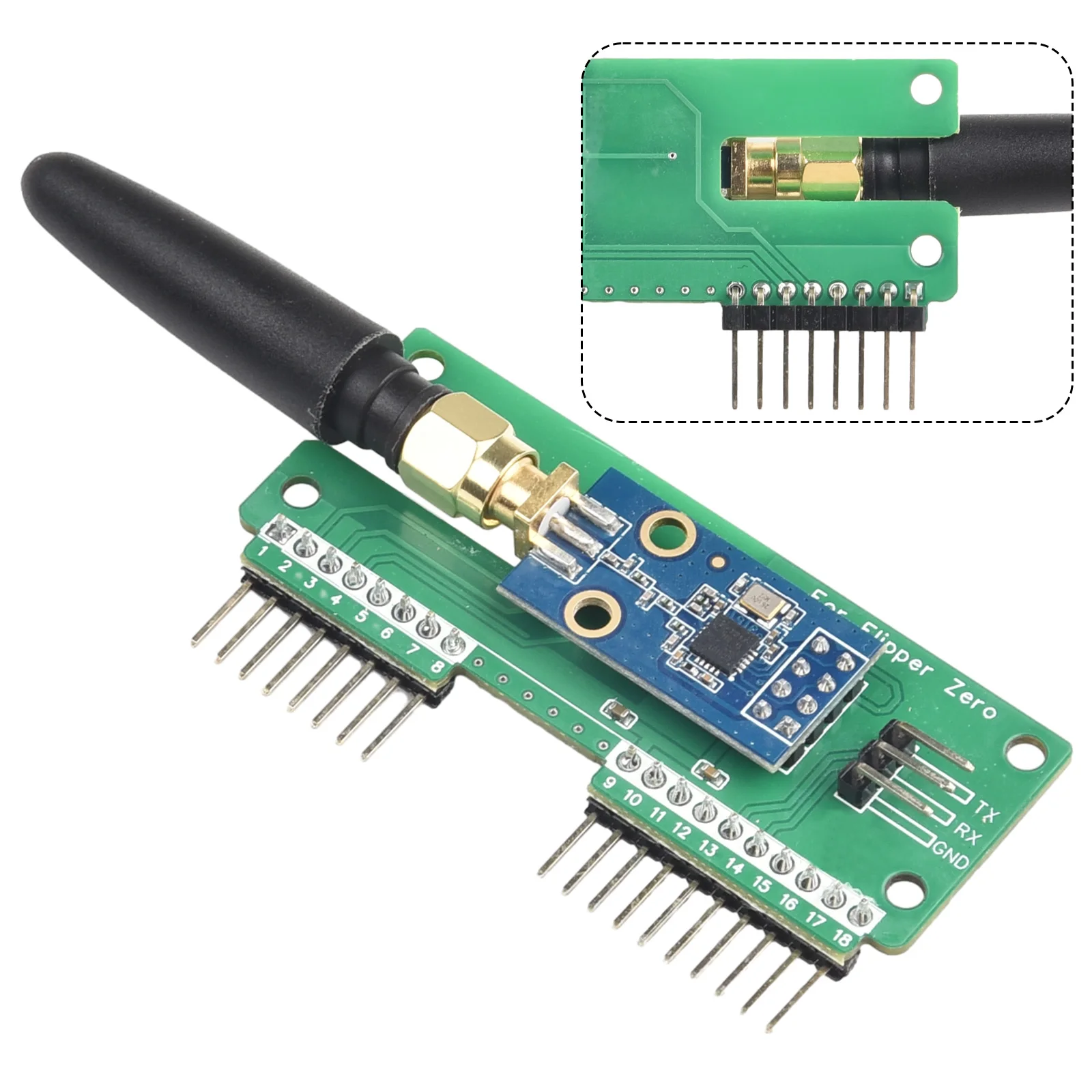 Фото Wi-Fi мультиплата NRF24 ESP32/NRF24 модуль макетная плата GPIO CC1101 модуль для переворачивания в нулевое положение №4