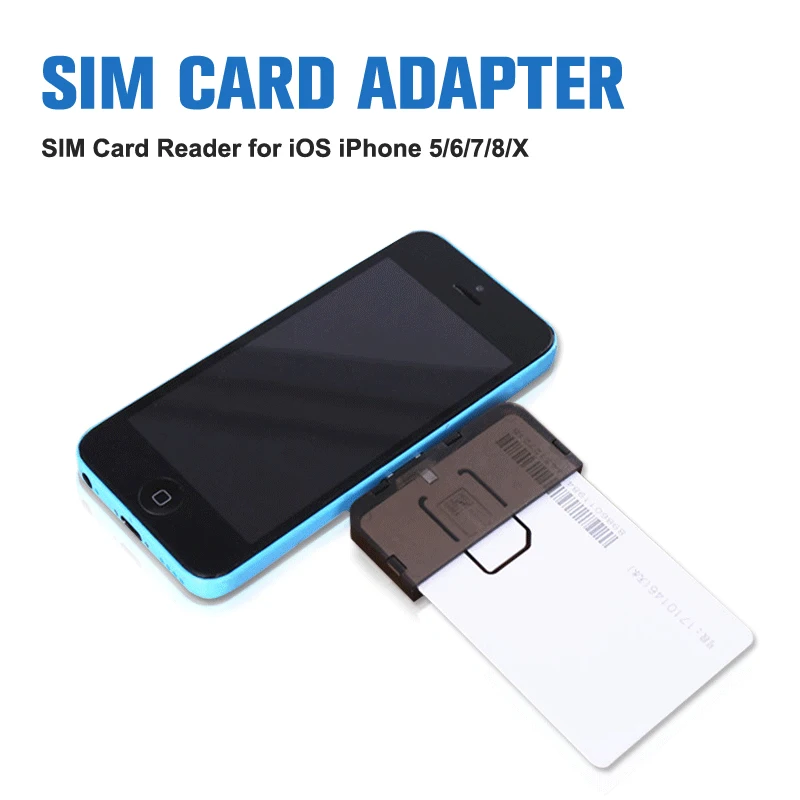 1 шт. адаптер SIM-карты для чтения SIM-карт Mini SIM Nano для телефона 5/6/7/8/X Android телефон разъем адаптер аксессуары для мобильных телефонов