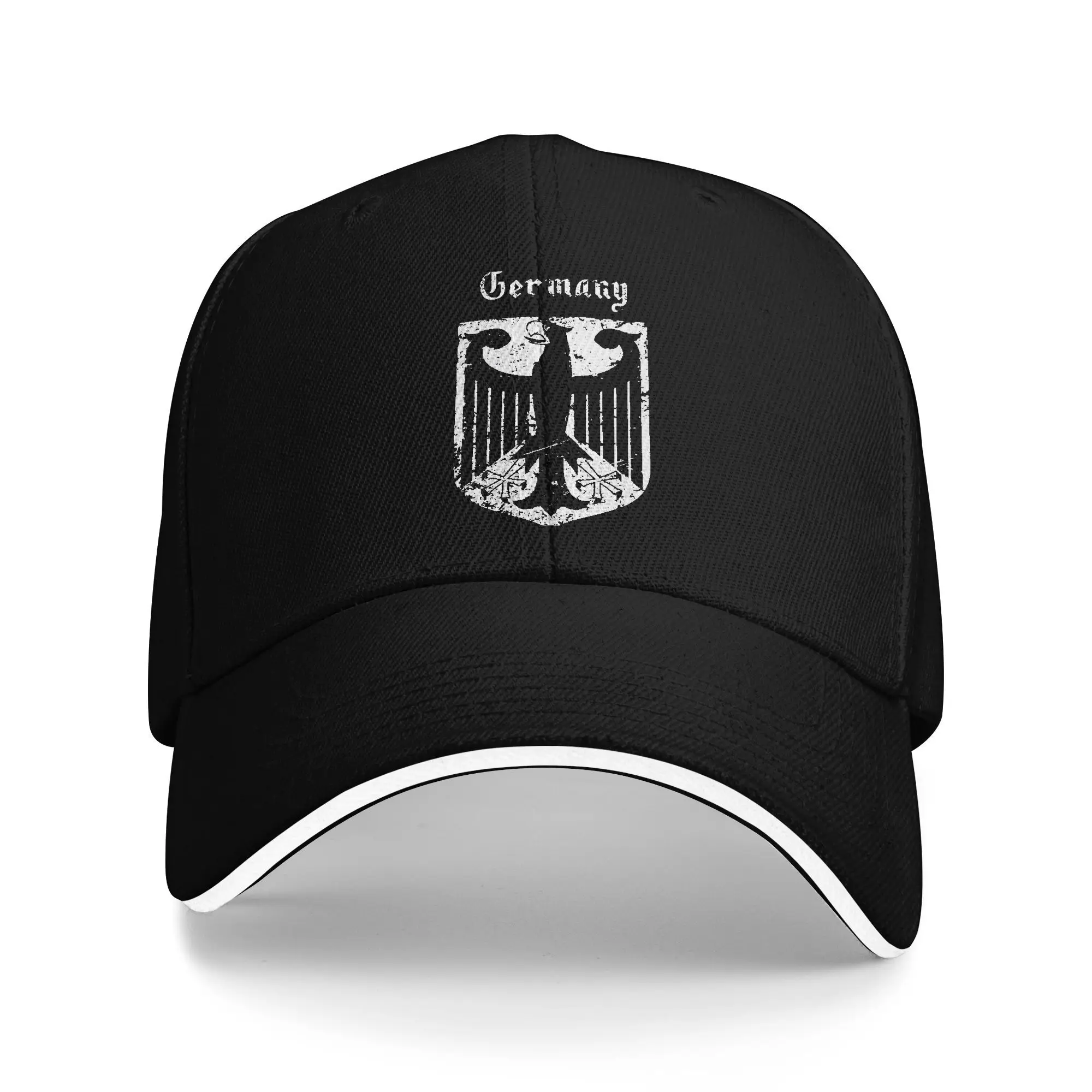 Германия Герб Черный Орел Солнце Бейсболка Летняя Пара Женская Шляпа Дальнобойщика Лидер продаж Повседневная Спортивная Кепка Snapback