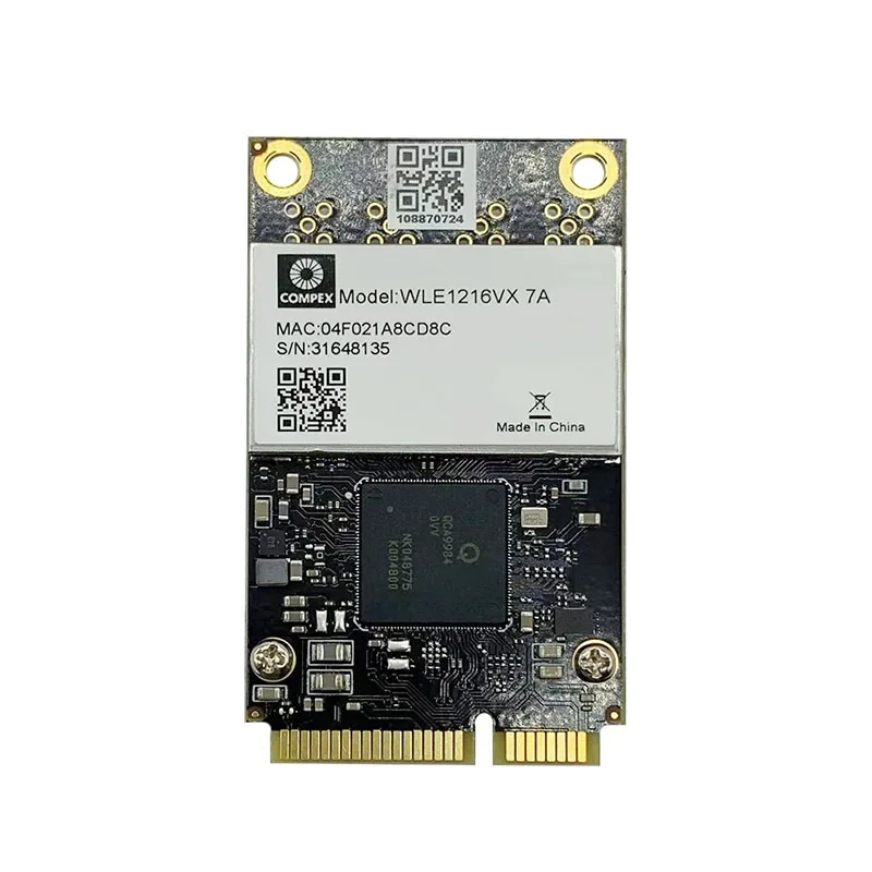 Compex WLE1216VX двухдиапазонный 2,4 ГГц 5 ГГц 4x4 MU-MIMO 802.11AC WAVE 2 модуль qualcomm atheros qca9984 чипest 1,7 Гбит/с мини pcie