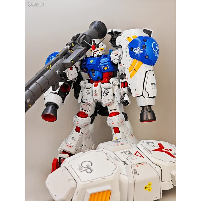 Фото В наличии оригинальный Mg 1/100 Salomon Physalis Gp02, комплект сборки модели, многослойный скелет в сборе, модель Mecha, детская игрушка Gif №2