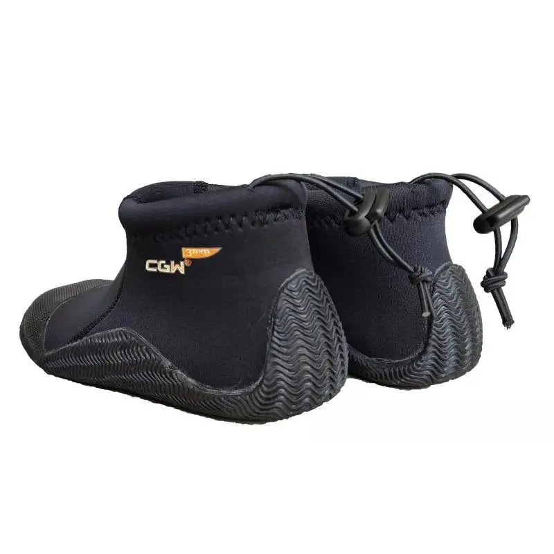 Фото Diving Boots New Men Women Anti Coral Snorkeling Boots Non-slip Wear-resistant Rock Fishing River Trekking Shoes 3MM Neoprene №4