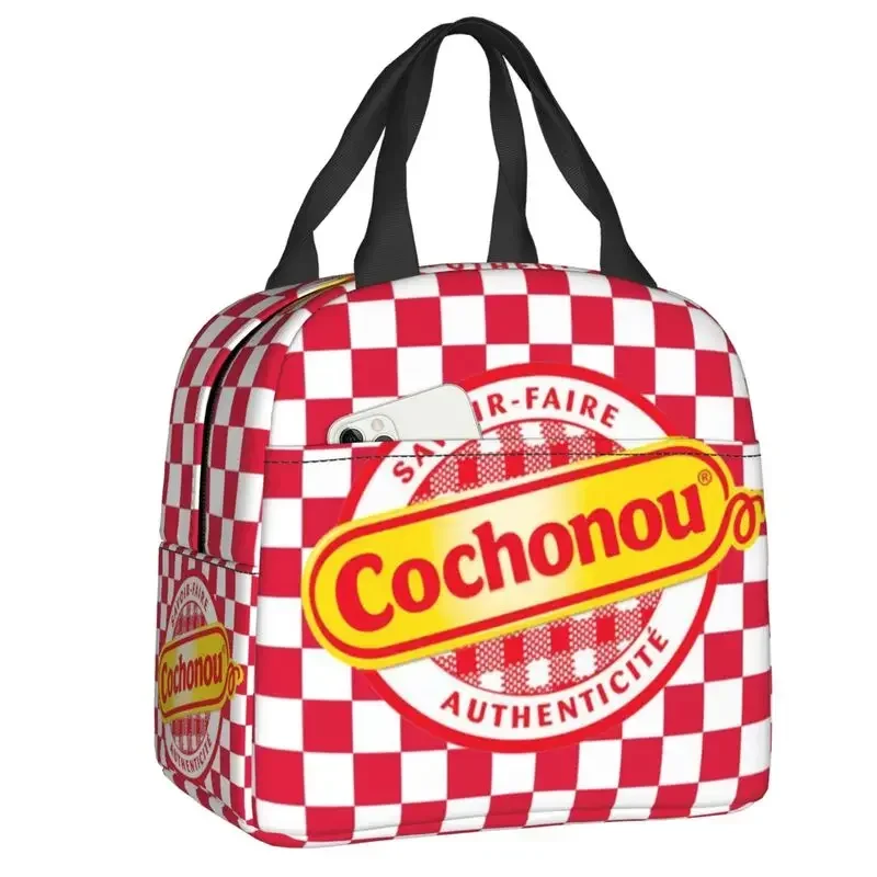 Многоразовые коробки для завтрака Cochonou, изолированная сумка для обеда, офисная работа, женский водонепроницаемый термохолодильник