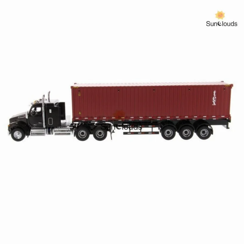 DIECAST MASTERS, KENWORTH T880 SFFA 6x4 Дверца контейнера + контейнер 40 футов, 1/50...
