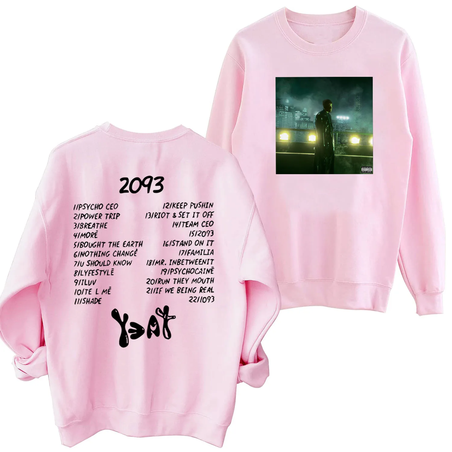 Фото Толстовка Yeat с круглым вырезом, толстовка Yeat альбом Yeat Merch Yeat, подарок фанату, Толстовка Оверсайз, пуловер, топы унисекс, 2093 №5