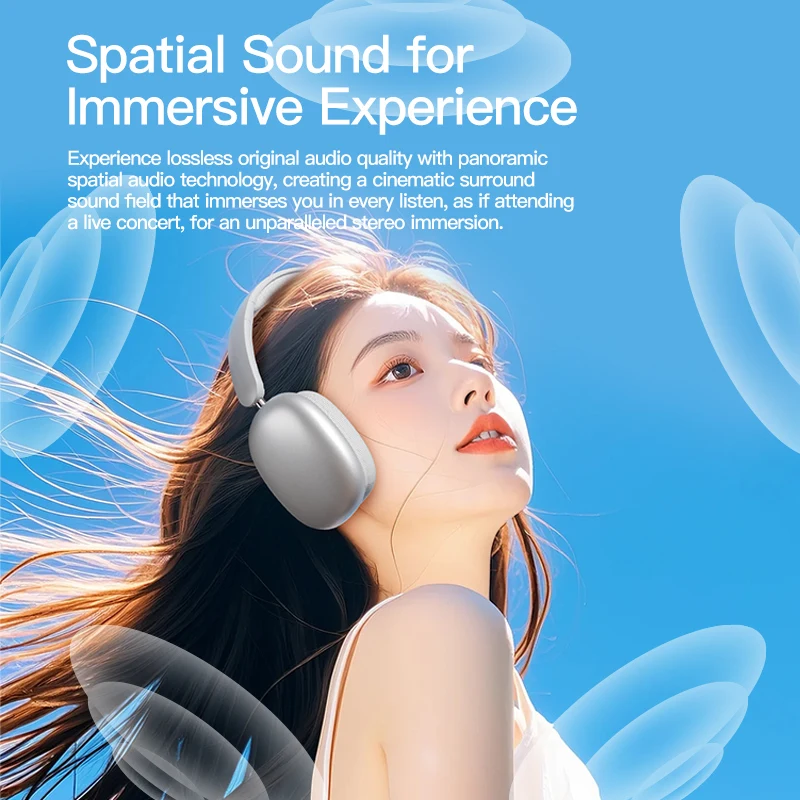 Фото Для Sooyn SY-T9 LZ-C15 Bluetooth-наушники над ухом Время использования 20-часовой цвет Рисовый белый серебристый черный Двойное шумоподавление №5
