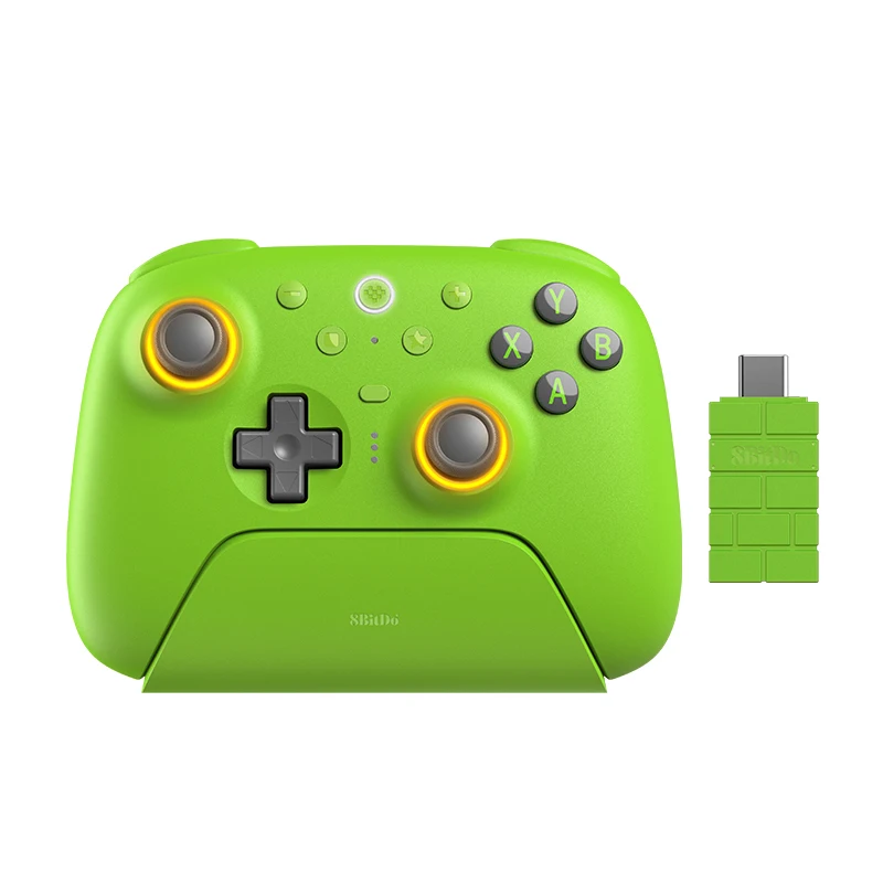 Фото Беспроводной контроллер 8BitDo Ultimate 2, триггеры с эффектом Холла TMR и зарядной док-станцией для ПК, Windows 10, 11, Android №2