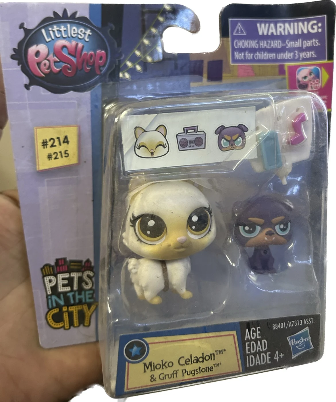Фото Новинка, Оригинальные фигурки Hasbro Littlest Pet Shop, милые детские игрушки, куклы с большими глазами, коллекционные игрушки для детей №5