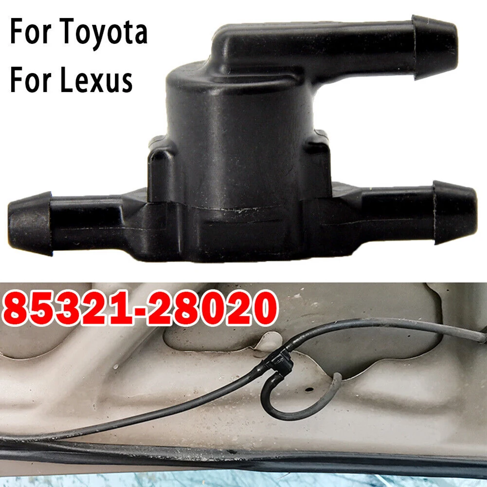 Фото Обратный клапан для дворника Corolla, Lexus, аксессуары для сада и помещений 8532128020, черные детали, Омыватель лобового стекла, 1 шт. №2