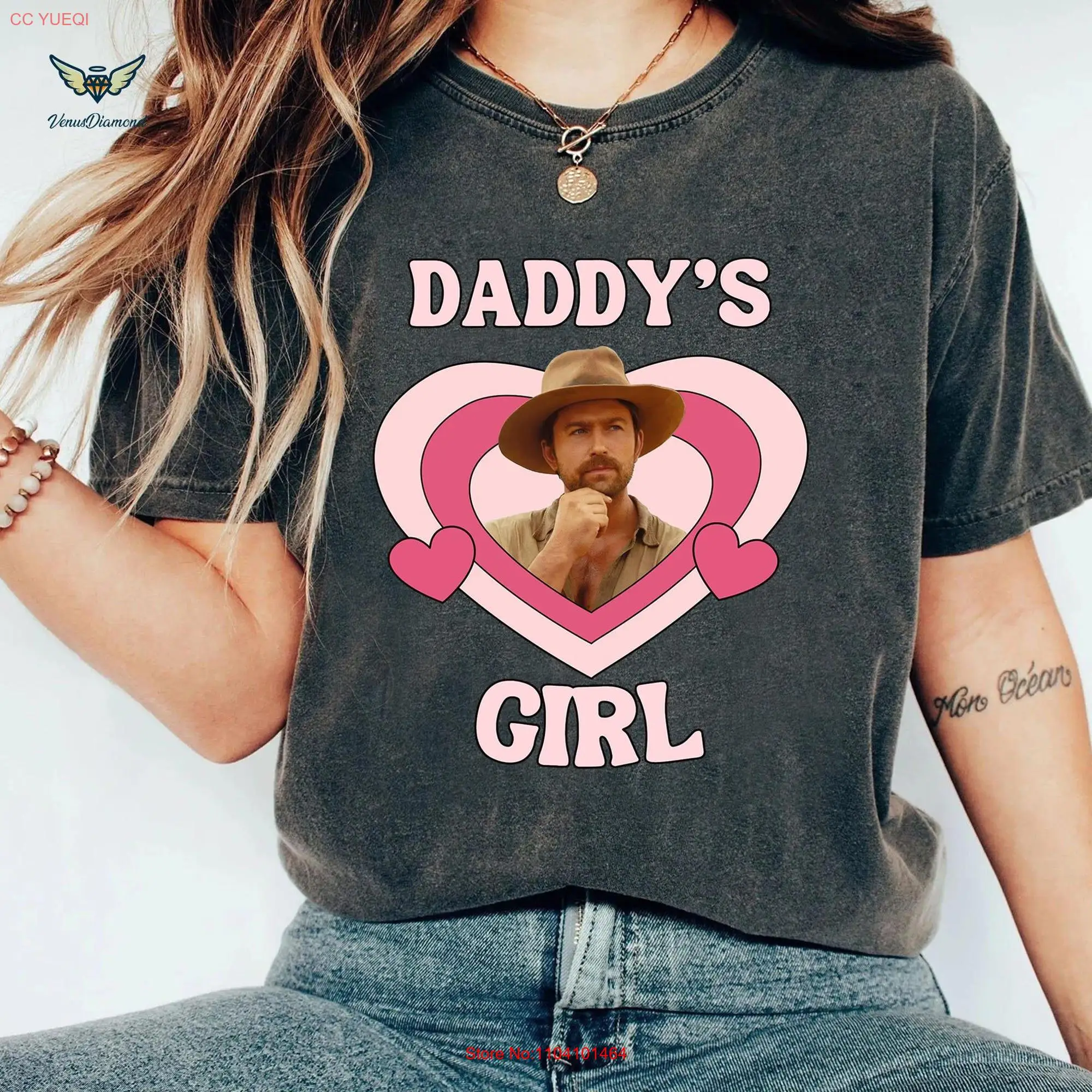 Футболка Brandon Sklenar Daddy's Girl Save A Horse Ride, ковбойская ковбойская деревенская футболка с длинными или короткими рукавами