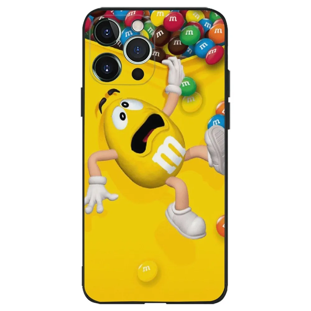 C-Chocolate чехол для телефона iPhone 16,15,14,13,12,11,Plus,Pro Max,XS,X,XR,SE,Mini,8,7 M-M & Ms-s мягкий силиконовый черный чехол (art.: 3920c9a496500) - 3920c9a496500