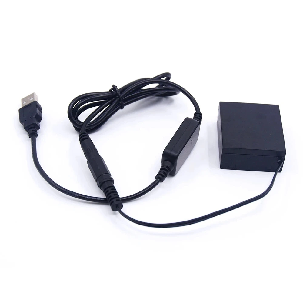 Фото Внешний аккумулятор 5 в USB-Кабель-адаптер + искусственная батарея для фотоаппарата Olympus EM1 MARK II PS-BLH1 EM1 Mark 2 №5