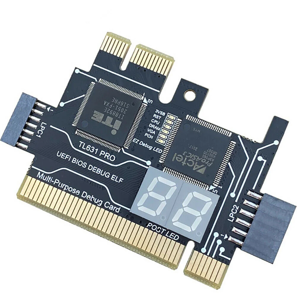 TL631 Pro Многофункциональный настольный ноутбук LPC-DEBUG Почтовая карта PCI PCI-E Mini PCI-E Тестер диагностического анализатора материнской платы, A