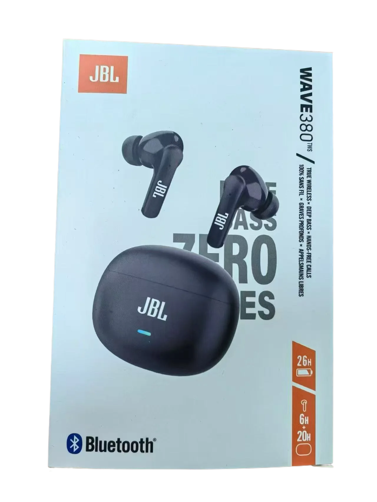 Фото JBL Wave 380TWS оригинальные настоящие беспроводные наушники с шумоподавлением Hi-Fi спортивные наушники-вкладыши JBL WAVE 380 №2