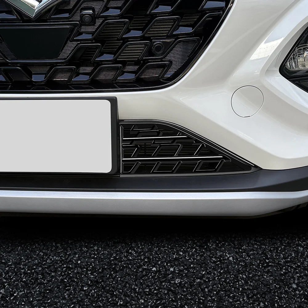 Для Suzuki Fronx WDB3S WEB3S 2025 2026, черный передний нижний бампер, решетка, крышка автомобиля, передняя нижняя средняя сетка, украшение