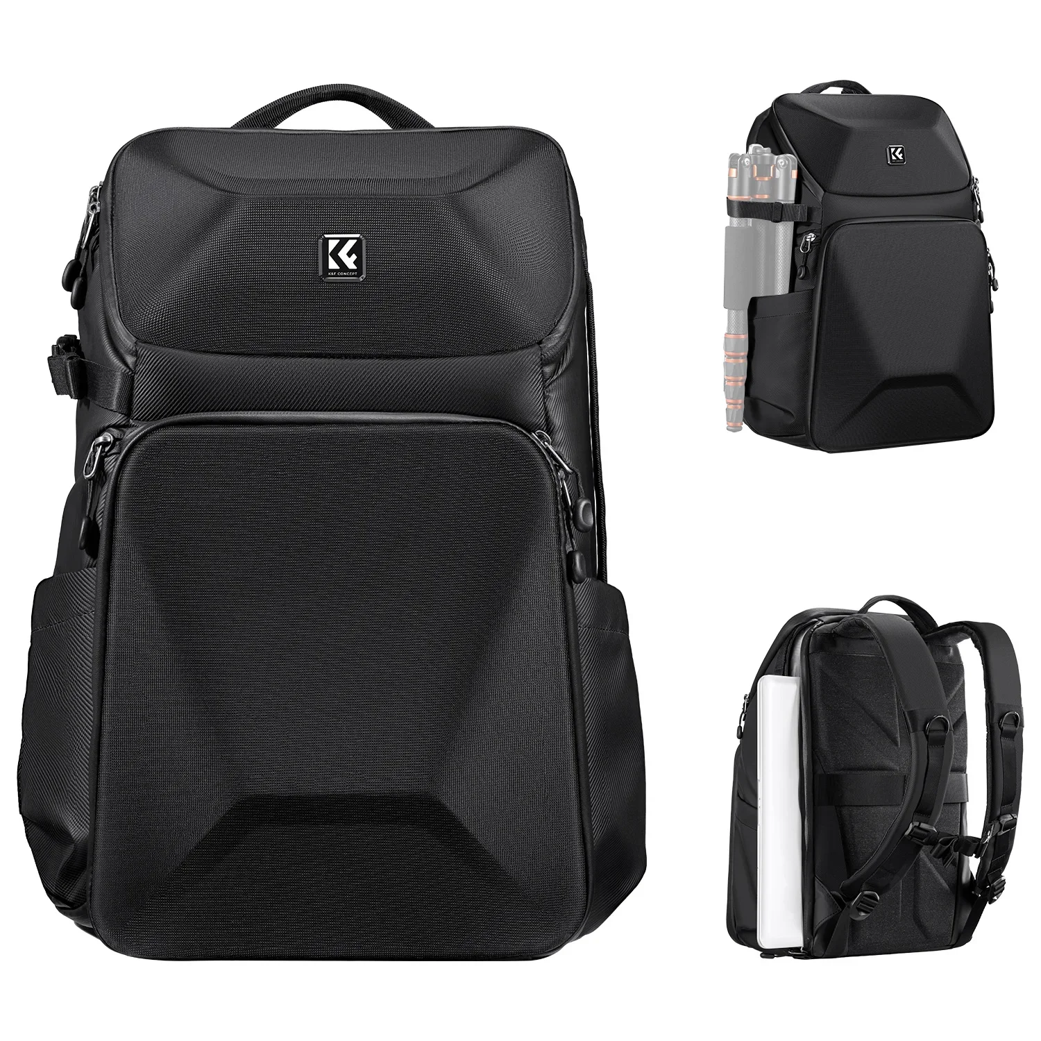 Фото Рюкзак для камеры K&F Concept, 20 л, водонепроницаемый передний корпус, 15,6-дюймовый чехол для ноутбука/штатива, противоударная сумка для фотокамеры №2