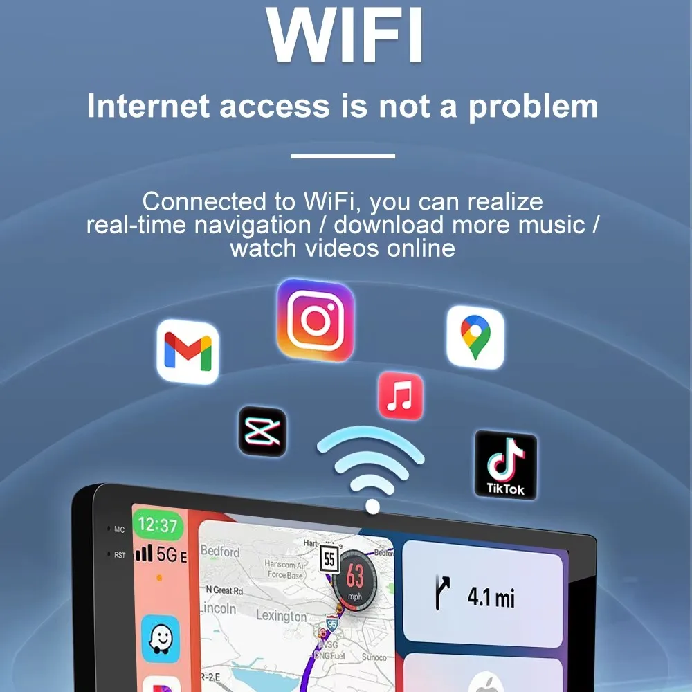 Фото Автомобильный радиоприемник Android 14 WiFi 5 для Dodge Journey для Fiat Freemont Wireless CarPlay Android Auto 4G Автомобильный мультимедийный GPS DVR autorad №4