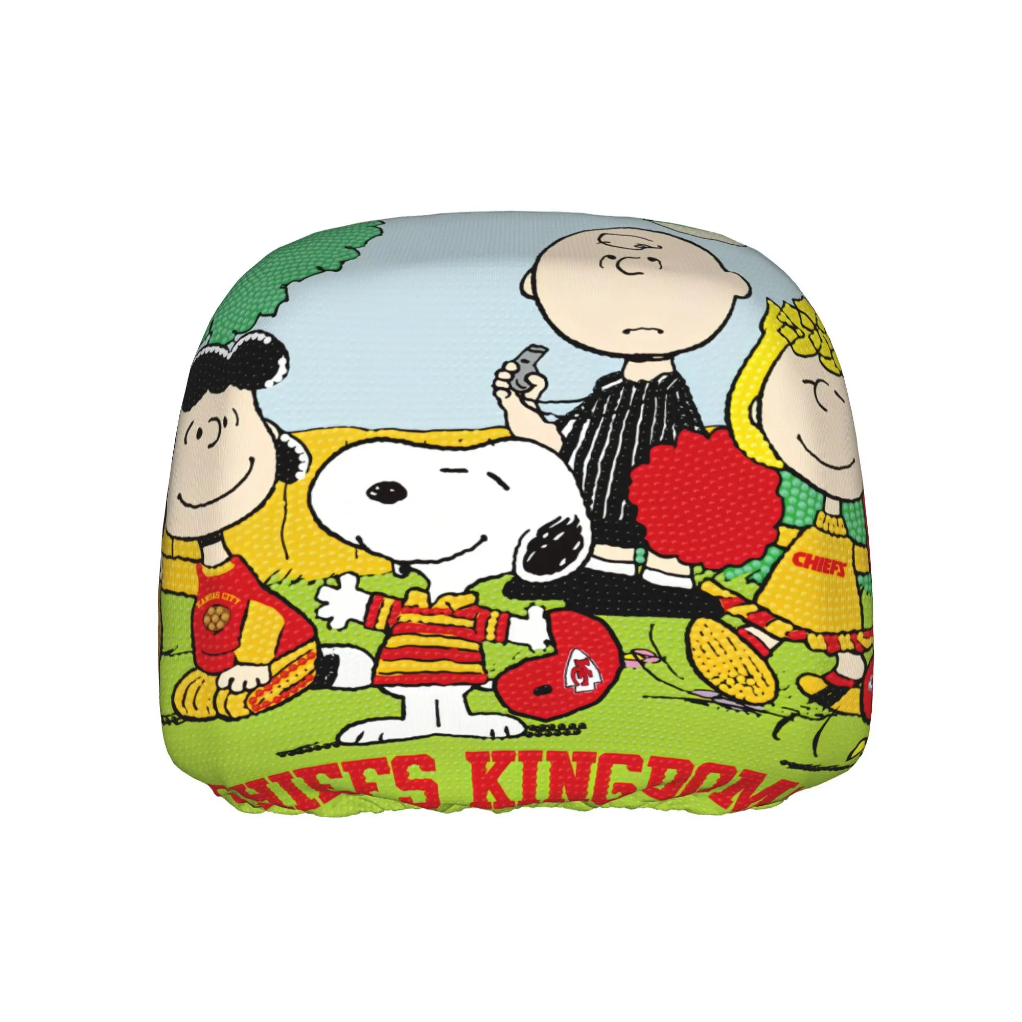 Чехлы на подголовники автомобиля Snoopy, универсальный чехол для подголовника автомобильного сиденья, защитные аксессуары для автомобиля, чехол на подголовник,