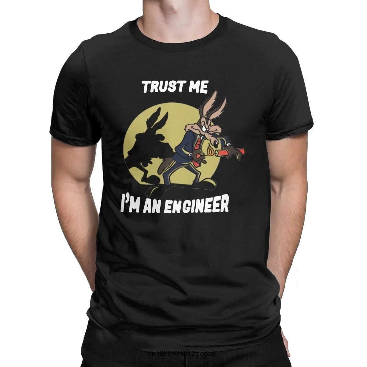 Kaus Trust Me Im An инженер для Pria Kaus винтажный Katun Murni Kaus Teknik Leher Bulat Pakaian Klasik Ukuran Plus