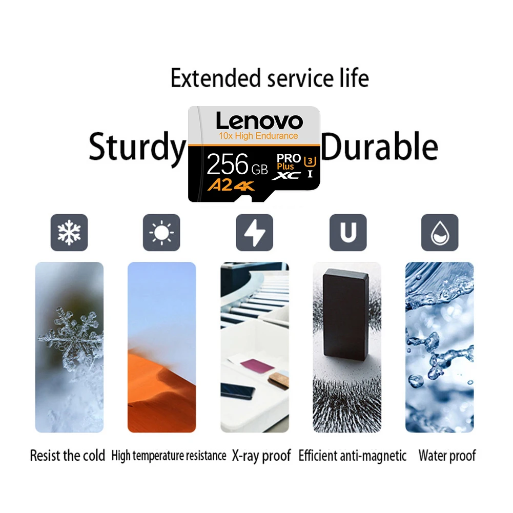 Карта памяти Lenovo 128 ГБ 2 ТБ 1 ТБ 512 ГБ 256 ГБ Micro TF SD Card V60 Высокоскоростная камера Cameracartão De Memória для камеры телефона (art.: 3920cbc47938b) - 3920cbc47938b