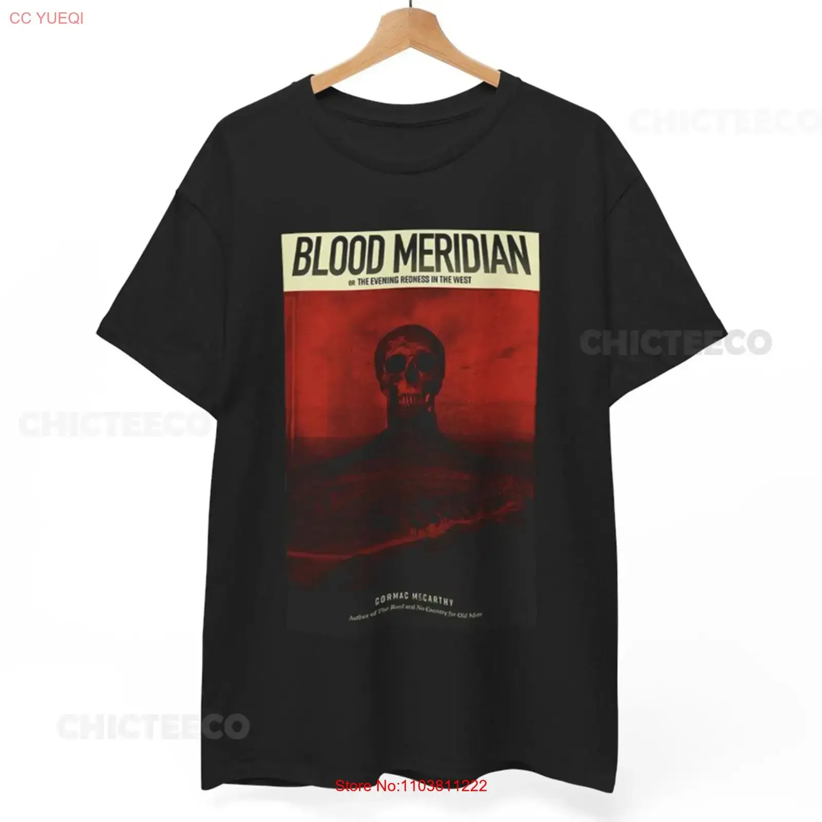 Винтажная футболка с рисунком Blood Meridian Cormac Mccarthy в стиле вестерн, винтажная стильная дышащая модная удобная футболка