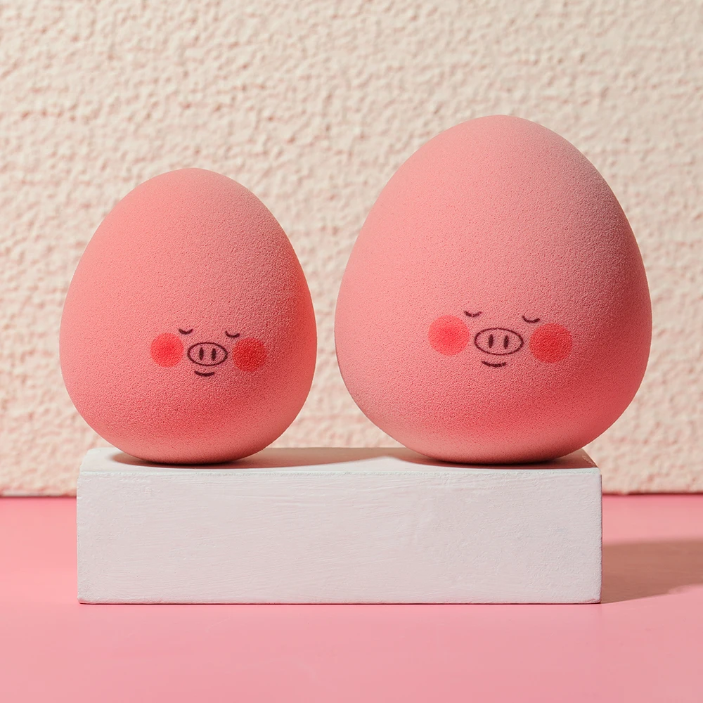Фото OVW Beauty Egg макияж Косметическая губка для макияжа пудра спонж косметический инструмент для женщин влажное и сухое использование макияж №1