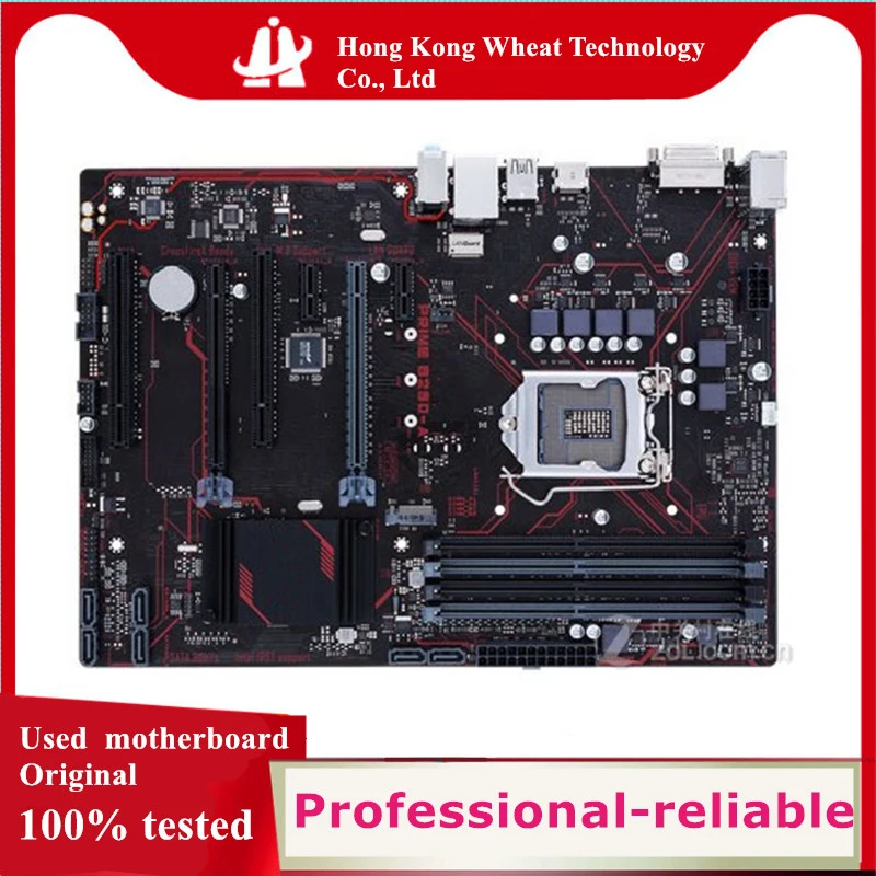 Оригинальная материнская плата Intel B250 PRIME, б/у, LGA 1151 LGA1151 DDR4 64 Гб USB2.0 USB3.0 SATA3, десктопная материнская плата