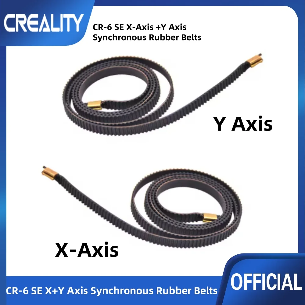 Creality CR-6 SE X-Axis + Y Axis Синхронные резиновые ремни 2GT Ширина 6 мм Ремень с отверстием ГРМ Подходит для CR6 SE 3d-принтера Запчасти Аксессуары 3D-печать