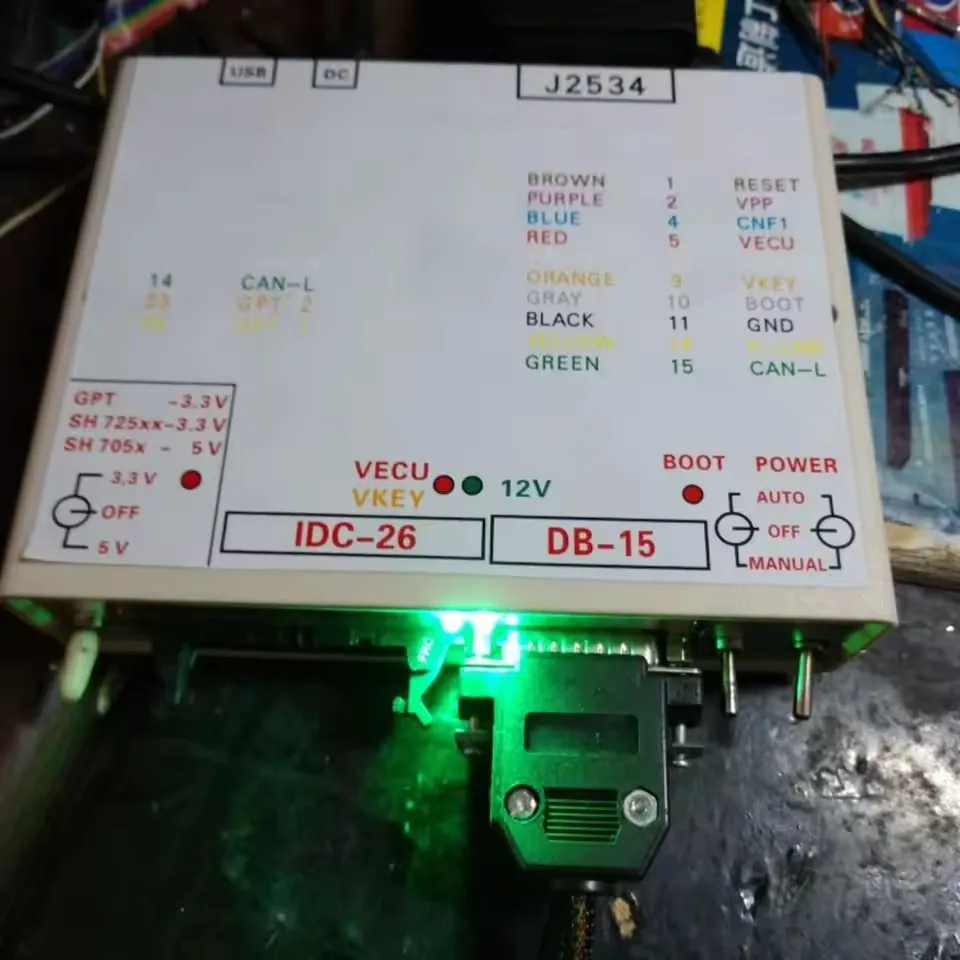 Фото FLASH JTAG Power Box Программатор ECU-Soft через J2534 работает 3 режима Зеленый светодиод Openport 2.0 Многоцелевой инструмент ЭБУ №3