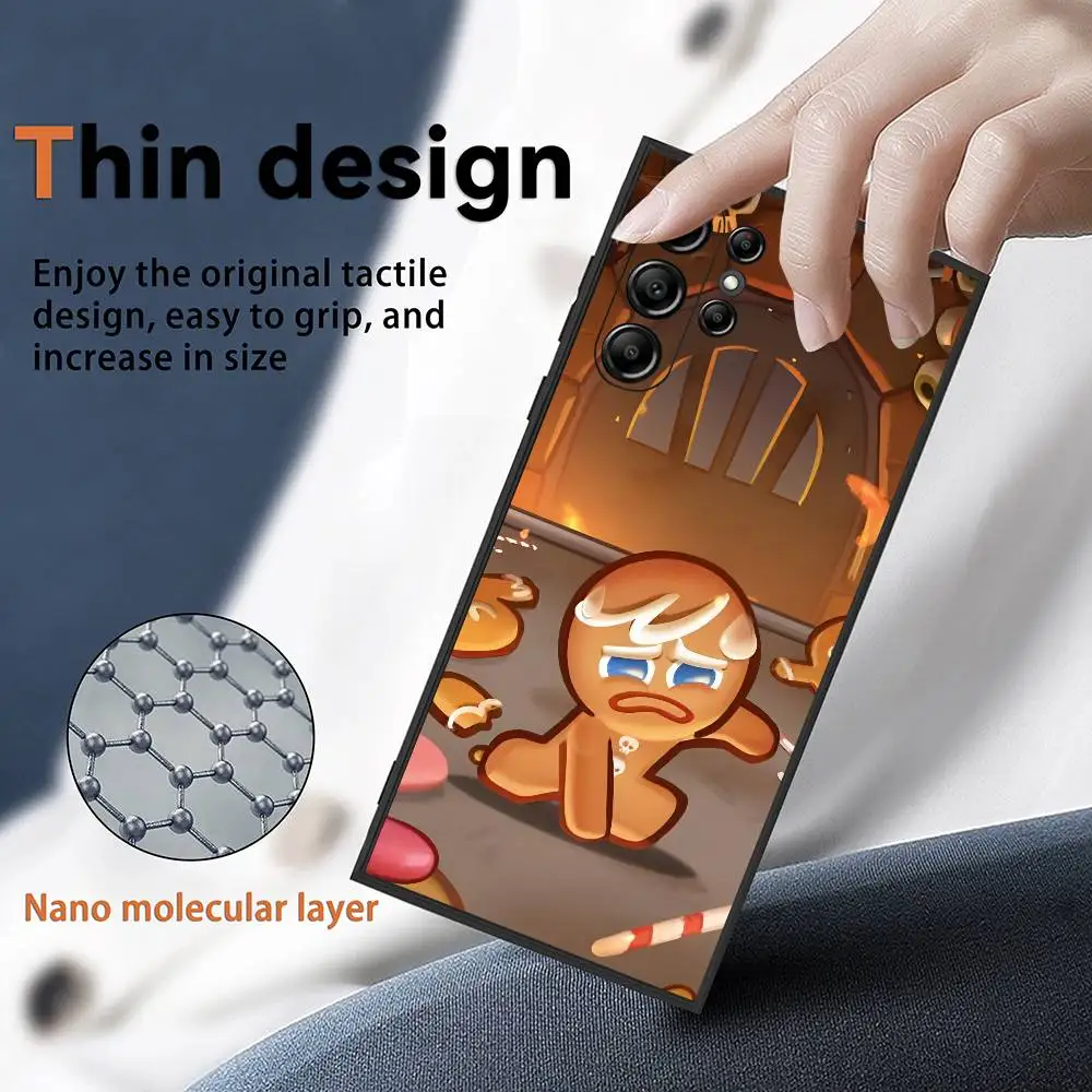 Чехол для телефона Game C-Cookie Run Kingdom для Samsung Galaxy S25 S24 S23 S22 S21 S20 Ultra Plus, противоударный матовый мягкий чехол Funda