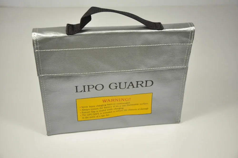Огнестойкая защитная сумка для аккумулятора RC Lipo Guard, чехол для переноски, защитная сумка 23,5*18*6,5 см