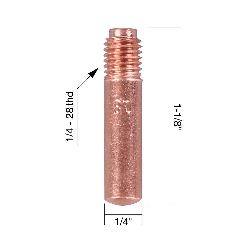 Комплект горелок MIG для Miller M-100/150 и Hobart H-9/10 с медным соплом-диффузором, совместимый с YESWELDER.