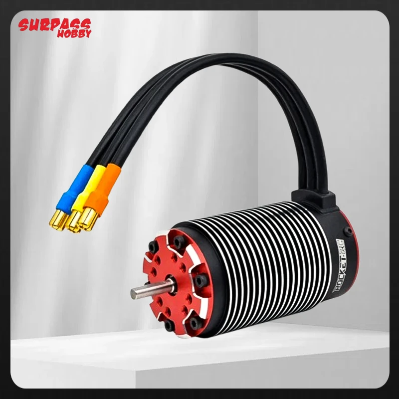 Surpass Hobby Rocket Supersonic V2 4985 1100KV/1580KV 3600W 4-полюсный бесщеточный двигатель с валом 5 мм для 1/5 1/6 X-MAXX RC Monster Truck