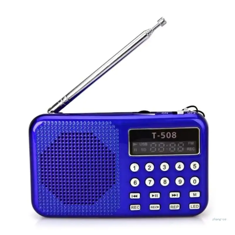 Фото Портативный FM-радиоприемник M5TD карманного размера с выдвижной антенной со встроенным динамиком 3 Вт T508 №4