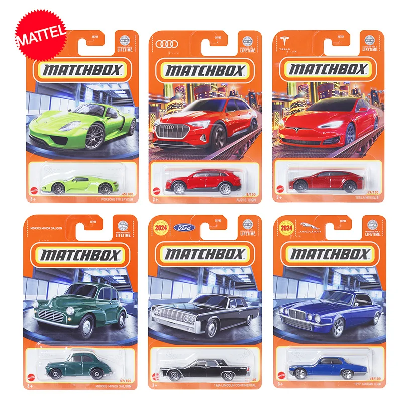 Оригинальный Mattel Matchbox Car 2024 Новый 1/64 Металлический Литой Porsche Lincoln Jaguar Xj6c 30782 фотосессия для мальчиков
