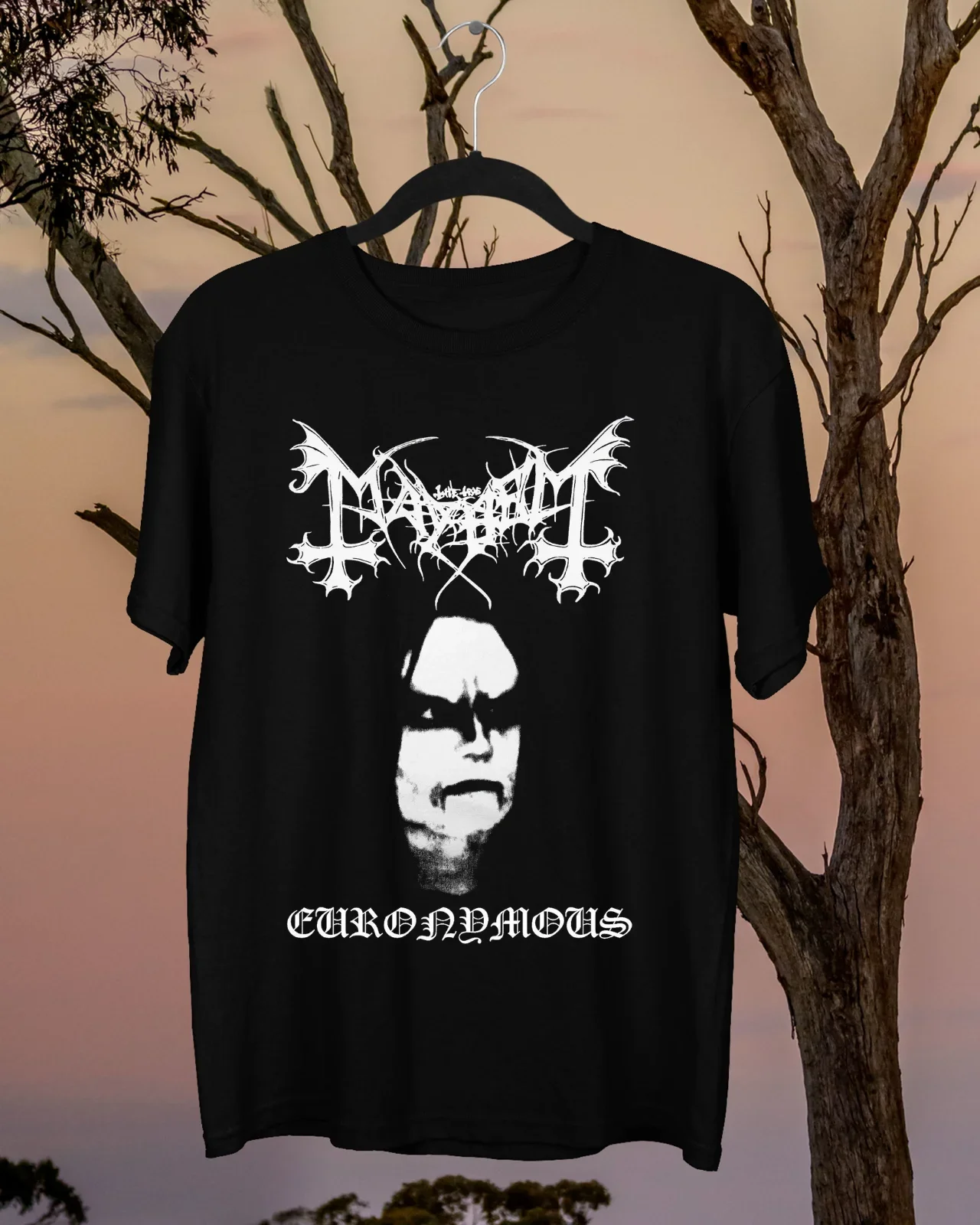 Футболка Mayhem Euronymous с коротким рукавом, хлопковая, черная, мужская, размеры от S до 5Xl Be1465