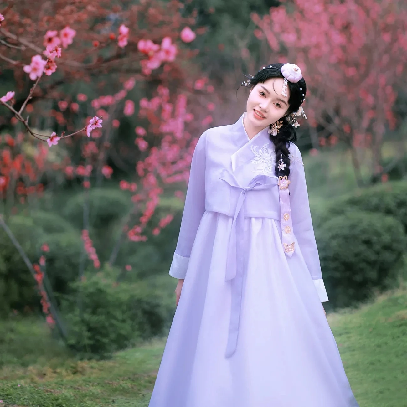 Фото Одежда Hanbok для женщин, новинка 2023, традиционный костюм, корейское платье, улучшенный костюм для косплея в Корейском стиле, народный танц, Hanbok 한복 №3