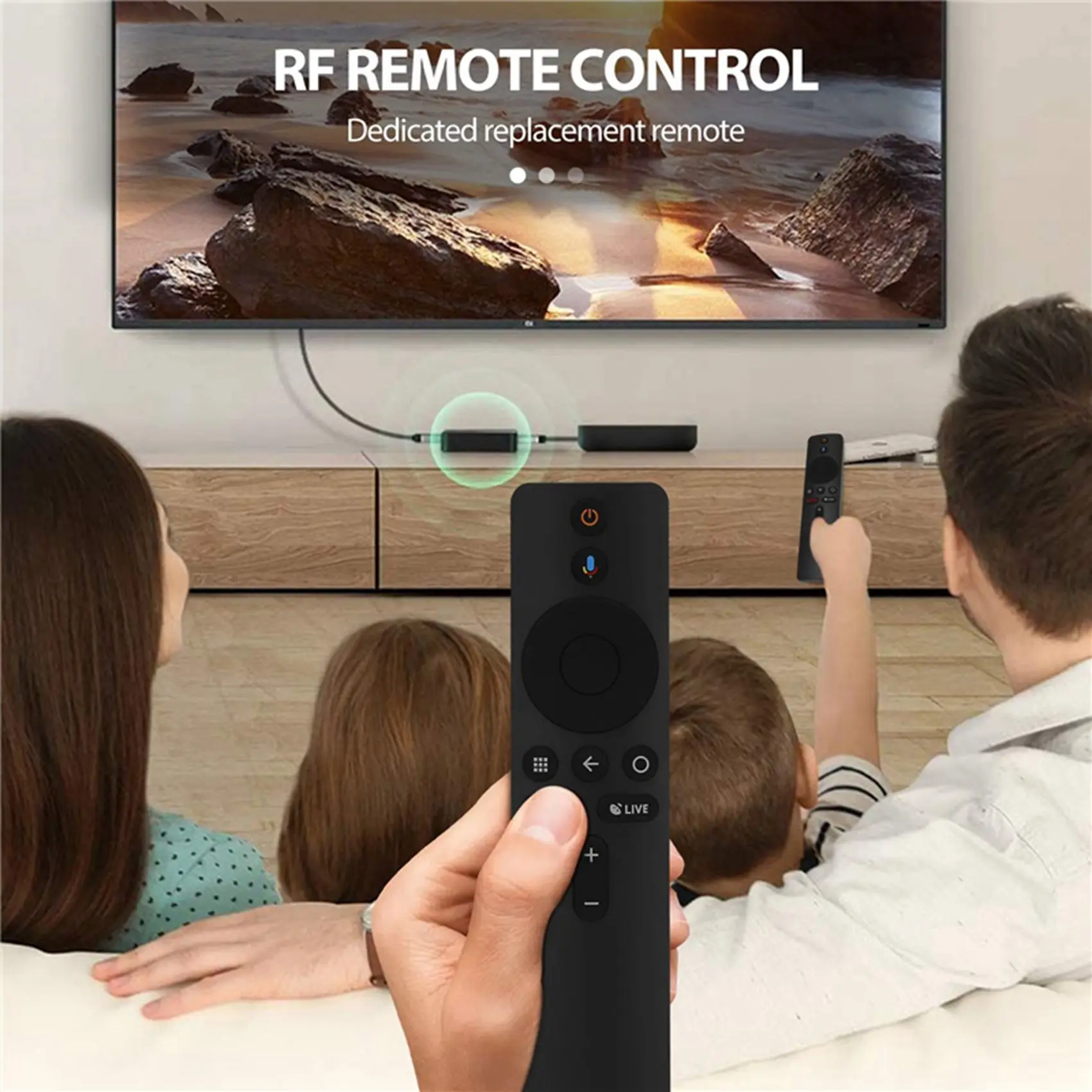 Для Xiaomi MI Box S XMRM-006, голосовой пульт дистанционного управления Bluetooth RF с управлением Google Assistant