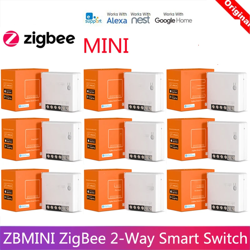 Ewelink ZBMINI and ZBMINI-L Smart Switch Zigbee Module Smart Switch Alexa Smart Home Zigbee Wireless Remote Control
