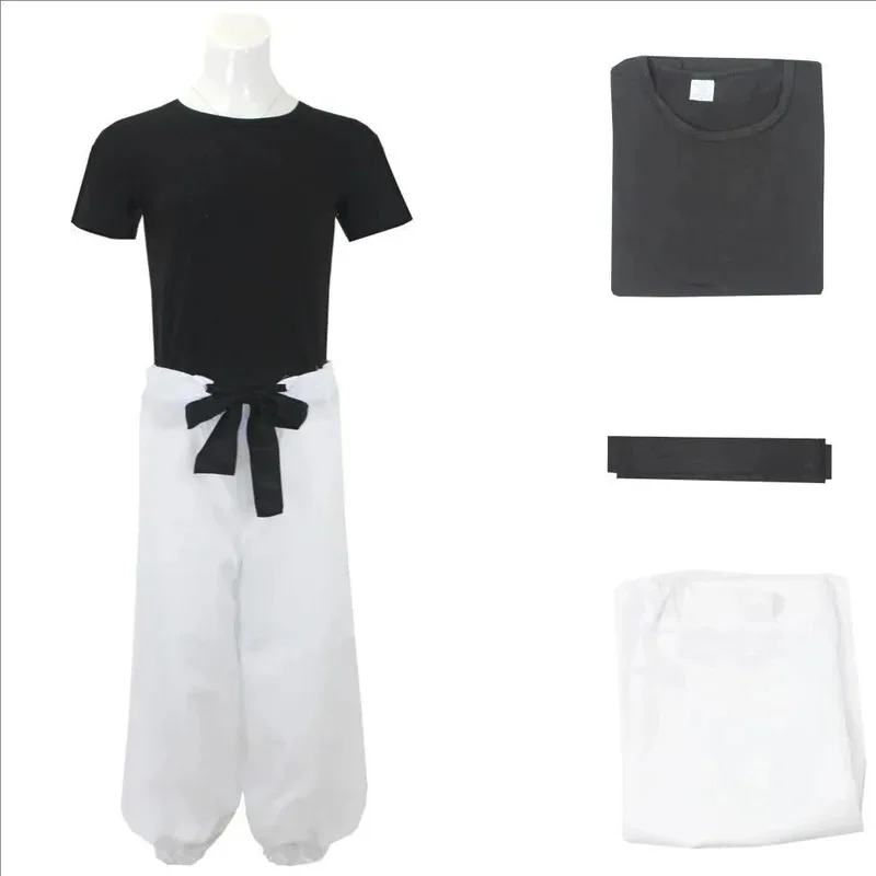 Новая модель костюма для косплея Jujutsu JJK, манга, аниме, Фушигуро Тодзи, Сатору Годзё, футболка и брюки для Хэллоуина и Рождества