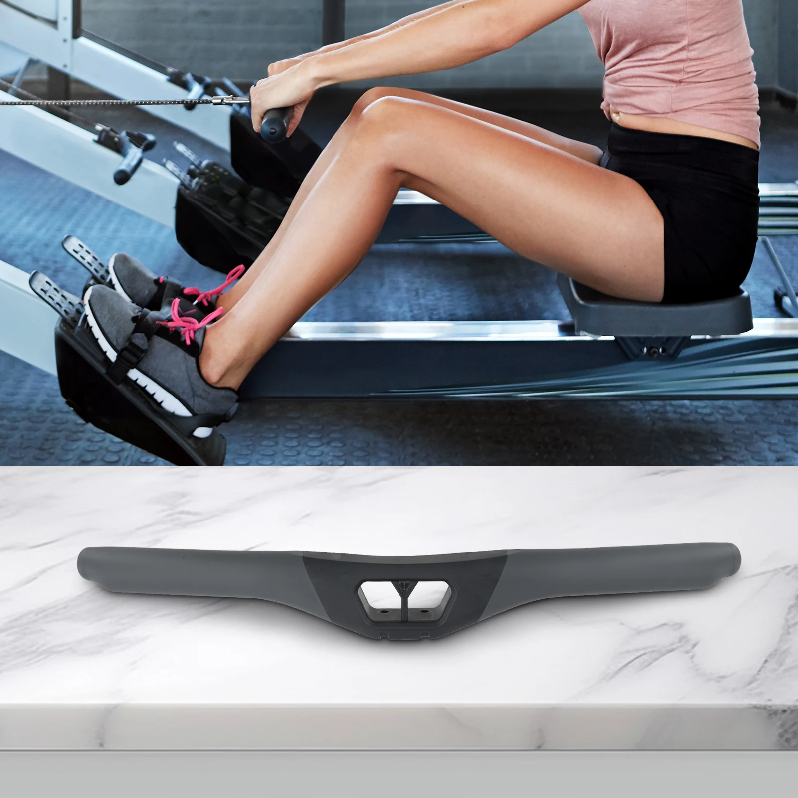 Фото Для Concept 2 Ручка Powerfun в сборе, длина 50,5 см, совместимая с моделью D E, экономичная замена №2