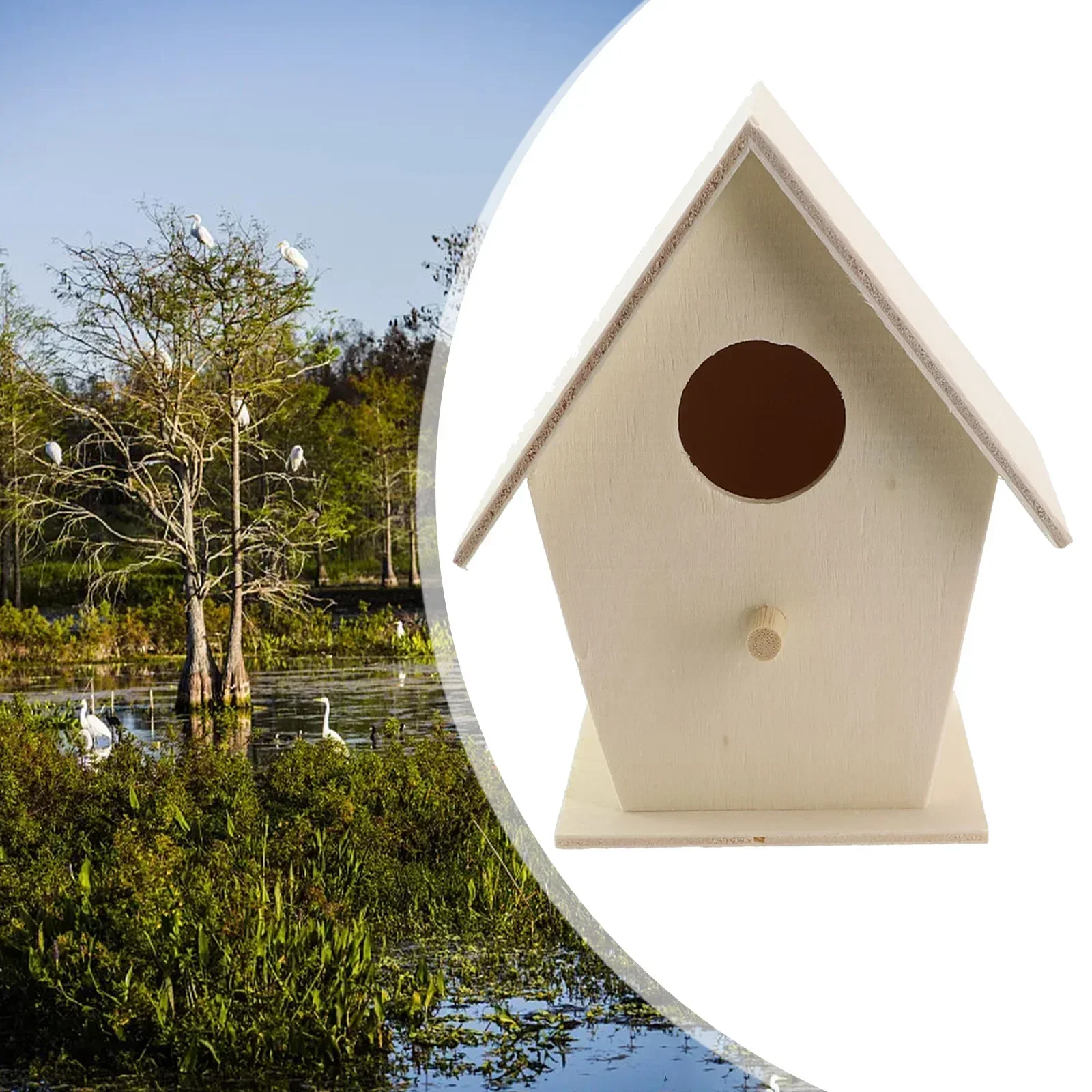 Деревянное гнездо для птиц H = деревянная коробка для птиц = rdhouse Home P = Nes =========== домашних животных, коробочка для рукоделия для спальни, украшение сада (art.: 3920c92eb1b39) - 3920c92eb1b39