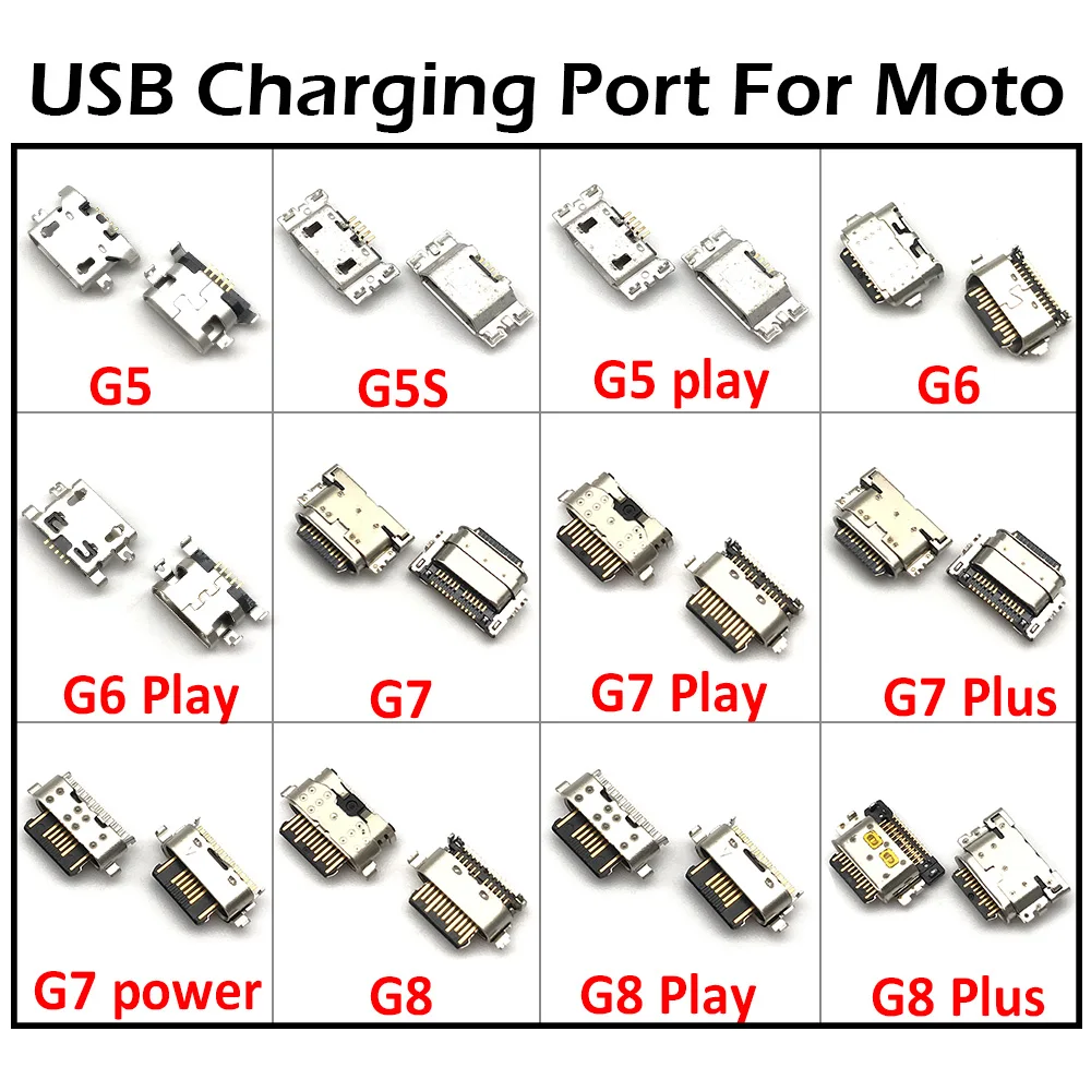 20 шт. разъем Micro USB для Motorola Moto G5 G5S G5S G6 G7 Plus G8 G9 Power E7 Edge USB-разъем для мобильного телефона Разъем для зарядки (art.: 3920cf1f7fa92) - 3920cf1f7fa92