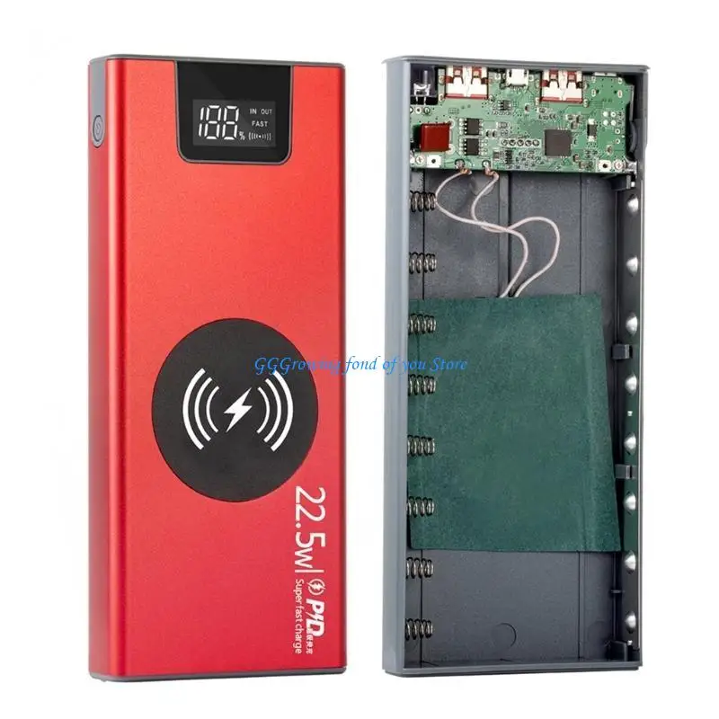 Фото H9EB DIY Shells 8x18650 Shells Box Box Digital Display №5