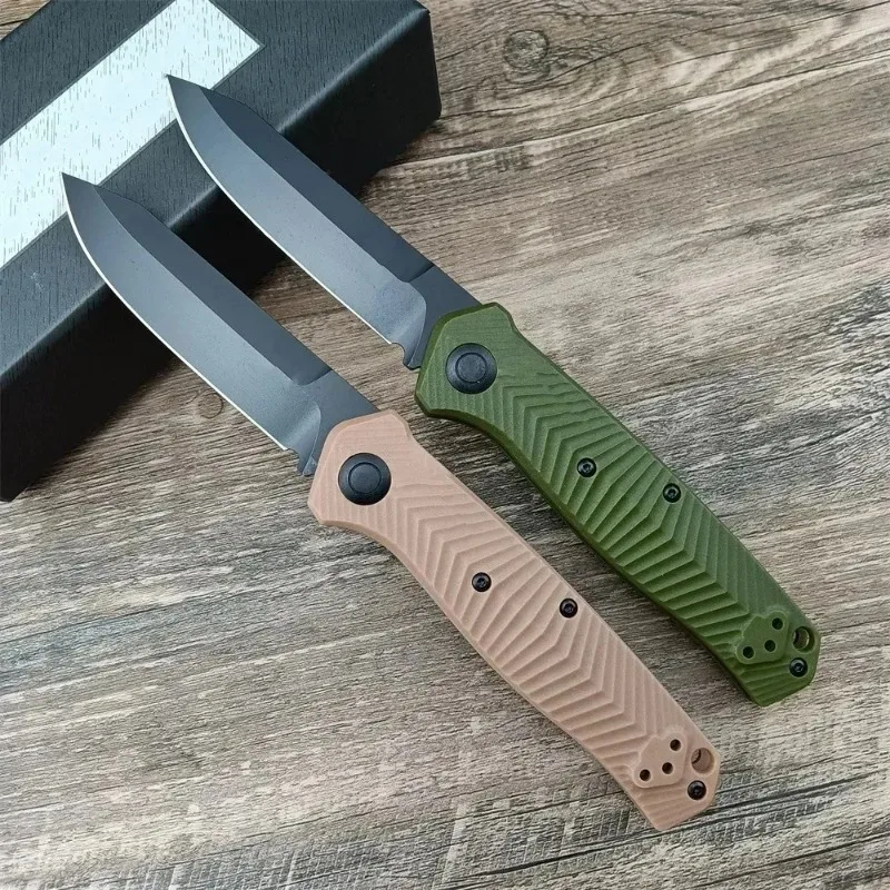 Фото BM 8551BK Карманный складной нож S90V Лезвие G10 Ручка edc Мультитул Ножи selbstverteidigung Survival Охотничий тактический нож №4