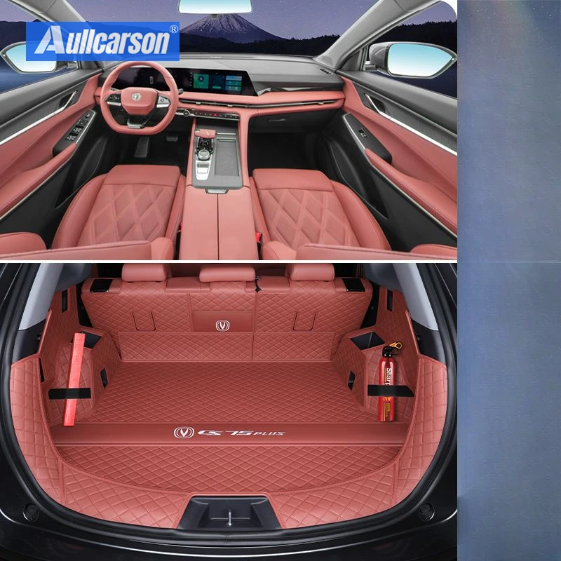 Фото Коврики в багажник для Changan CS75 Plus 2023 2024 2025, кожаные прочные коврики для багажника, автомобильные аксессуары с полным покрытием, 6 шт. №4