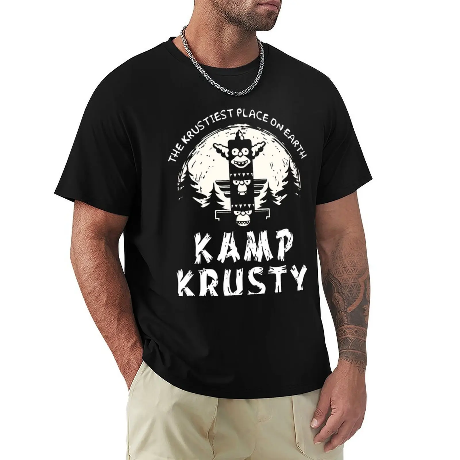 Футболка Kamp Krusty 1992, большие размеры, футболка на заказ, забавные футболки с мемми, мужские рубашки для тренировок