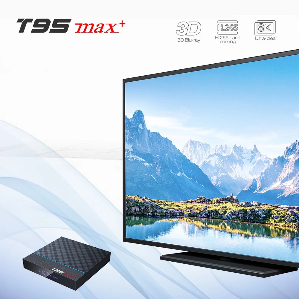 Фото Приставка Смарт-ТВ T95 MAX Plus Amlogic S905X3, Android 3,0, 4 Гб ОЗУ, 64 Гб ПЗУ №5